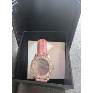 Vogue womens Pink quartz Watch‎ Authentic With Case And Pamphlet.